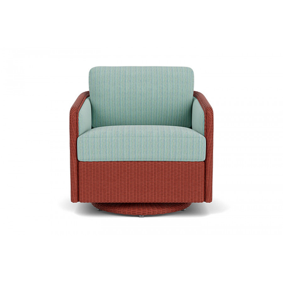 Lloyd Flanders™ Visions Swivel Glider Lounge Chair - Terracotta