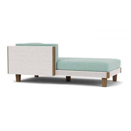 Lloyd Flanders™ Catalina Right Arm Chaise - White