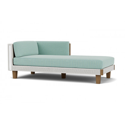 Lloyd Flanders™ Catalina Left Arm Chaise - Matte White