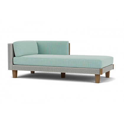 Lloyd Flanders™ Catalina Left Arm Chaise - Platinum