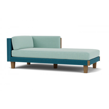 Lloyd Flanders™ Catalina Left Arm Chaise - Peacock