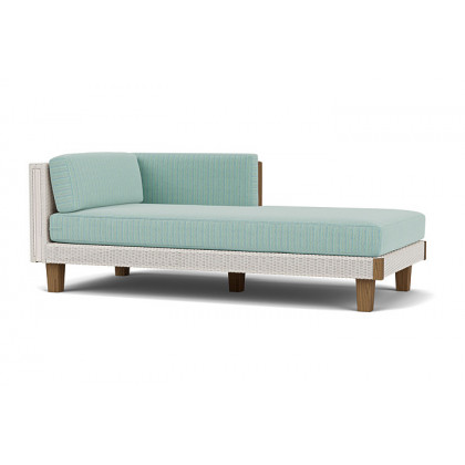Lloyd Flanders™ Catalina Left Arm Chaise - Antique White