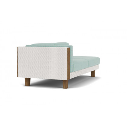 Lloyd Flanders™ Catalina Right Arm Loveseat - White