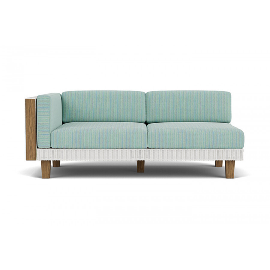 Lloyd Flanders™ Catalina Right Arm Loveseat - Matte White