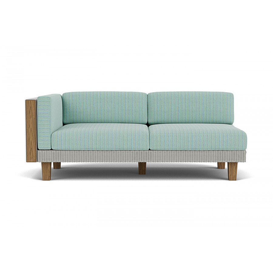 Lloyd Flanders™ Catalina Right Arm Loveseat - Platinum