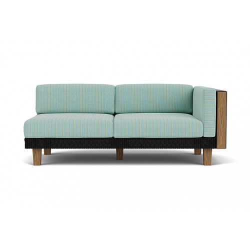Lloyd Flanders™ Catalina Left Arm Loveseat - Ebony