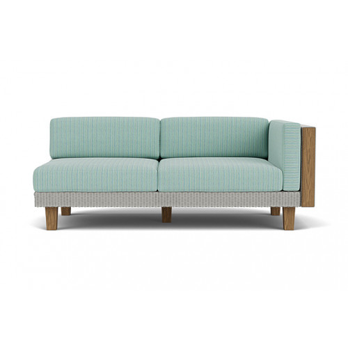 Lloyd Flanders™ Catalina Left Arm Loveseat - Platinum