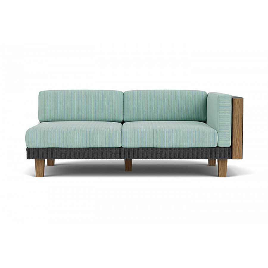 Lloyd Flanders™ Catalina Left Arm Loveseat - Charcoal