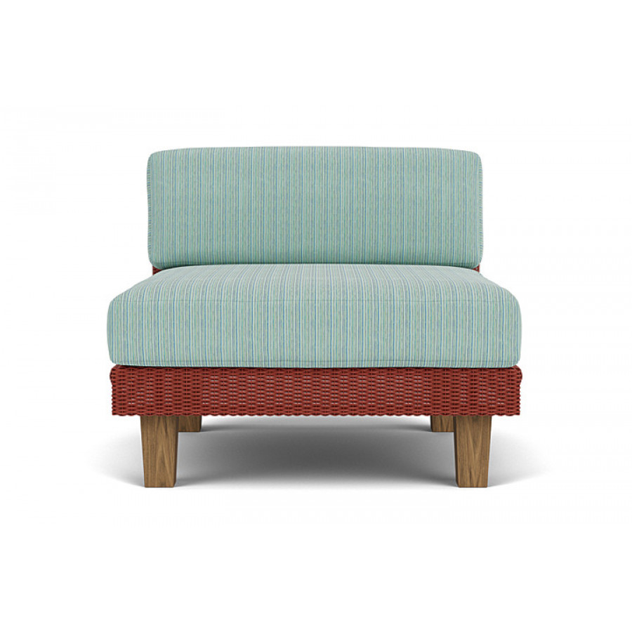 Lloyd Flanders™ Catalina Armless Sectional - Terracotta