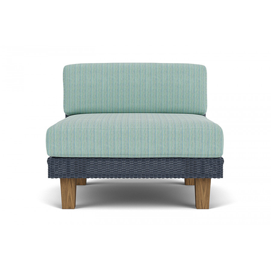 Lloyd Flanders™ Catalina Armless Sectional - Denim Blue