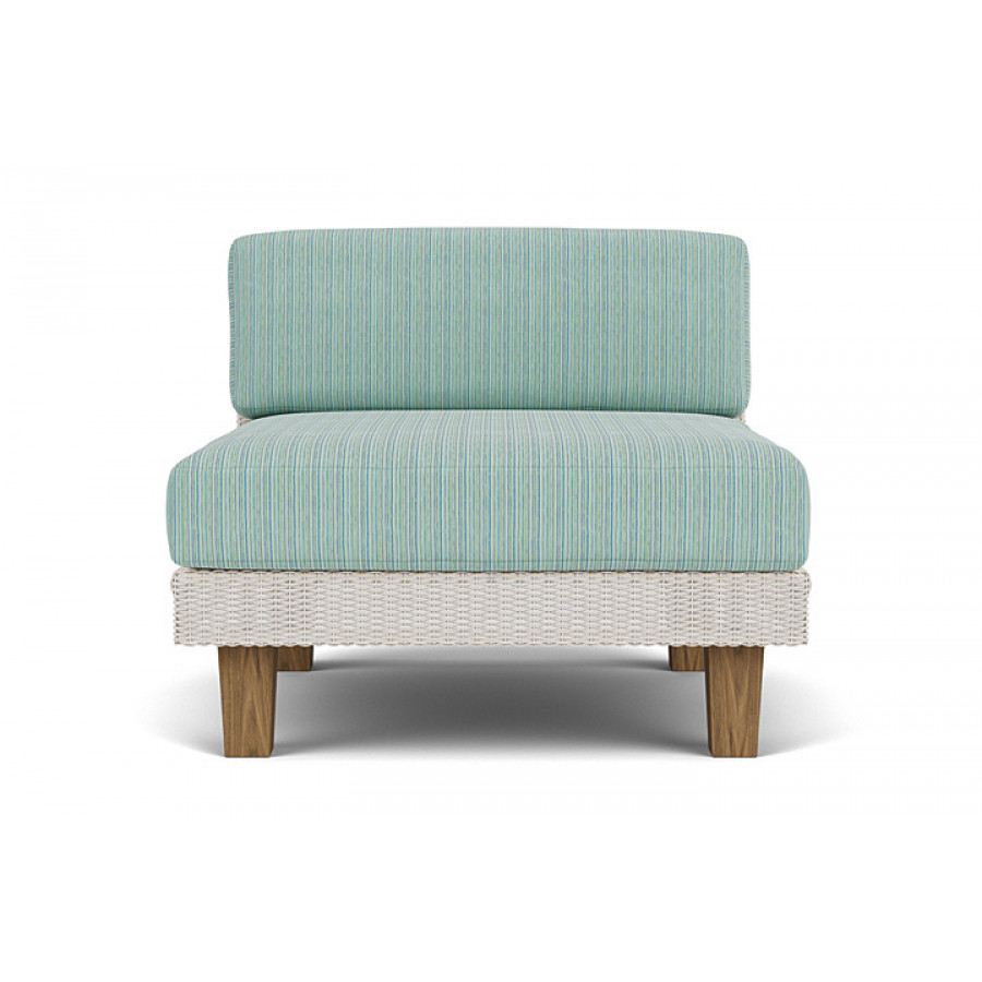 Lloyd Flanders™ Catalina Armless Sectional - Antique White
