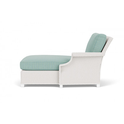 Lloyd Flanders™ Hamptons Left Arm Chaise - White
