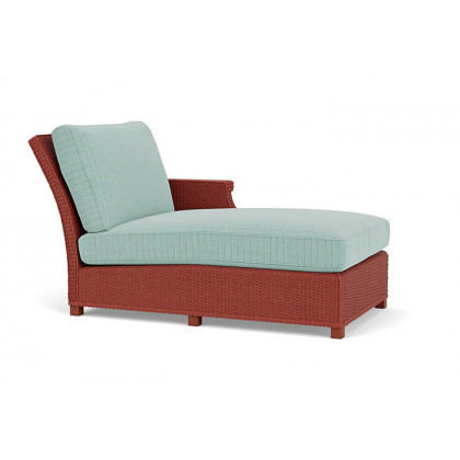 Lloyd Flanders™ Hamptons Left Arm Chaise - Terracotta