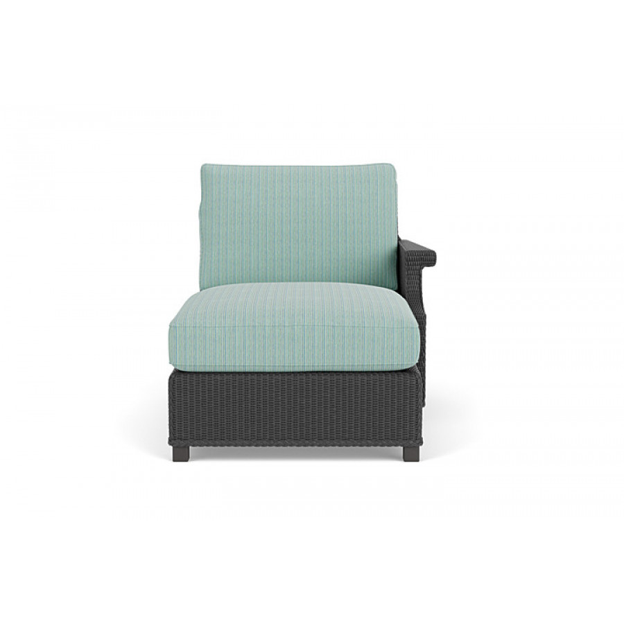Lloyd Flanders™ Hamptons Left Arm Chaise - Charcoal