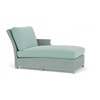 Lloyd Flanders™ Hamptons Left Arm Chaise - Sea Glass