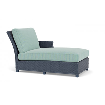 Lloyd Flanders™ Hamptons Left Arm Chaise - Denim Blue