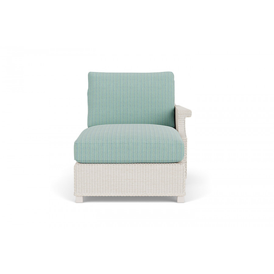 Lloyd Flanders™ Hamptons Left Arm Chaise - Antique White