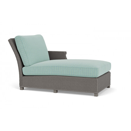 Lloyd Flanders™ Hamptons Left Arm Chaise - Pewter