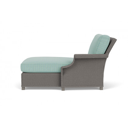 Lloyd Flanders™ Hamptons Left Arm Chaise - Pewter
