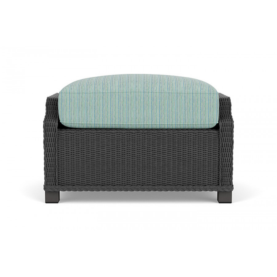Lloyd Flanders™ Hamptons Ottoman - Charcoal