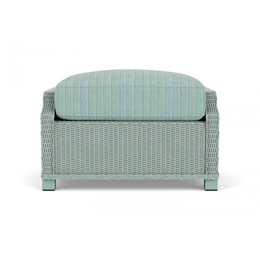 Lloyd Flanders™ Hamptons Ottoman - Sea Glass