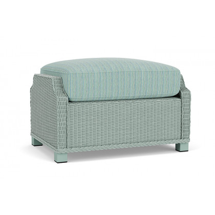 Lloyd Flanders™ Hamptons Ottoman - Sea Glass
