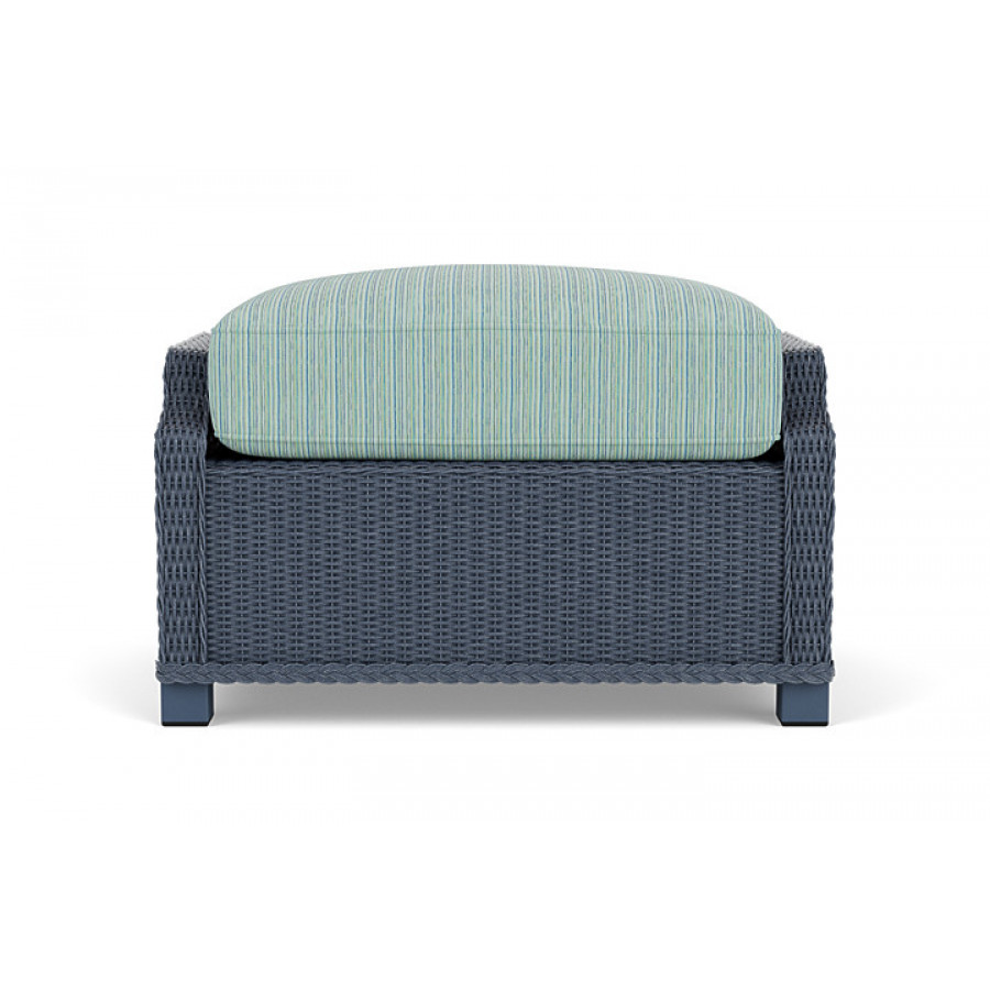 Lloyd Flanders™ Hamptons Ottoman - Denim Blue