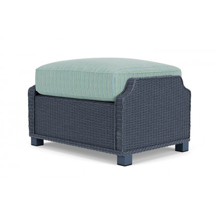 Lloyd Flanders™ Hamptons Ottoman - Denim Blue