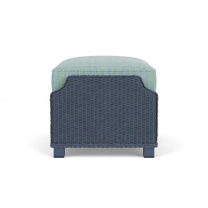 Lloyd Flanders™ Hamptons Ottoman - Denim Blue