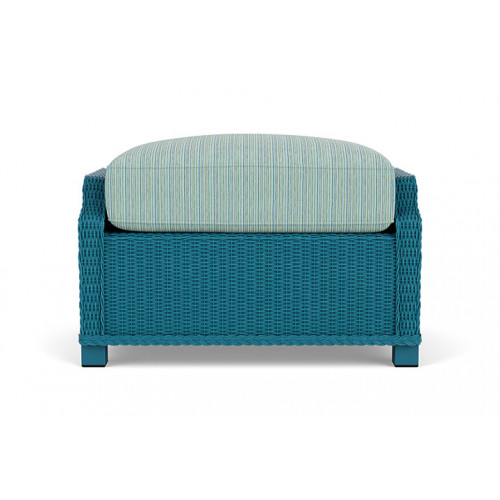 Lloyd Flanders™ Hamptons Ottoman - Peacock