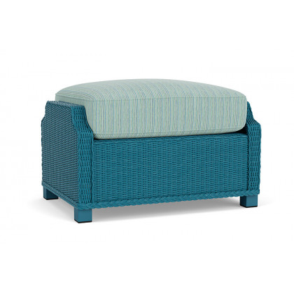 Lloyd Flanders™ Hamptons Ottoman - Peacock
