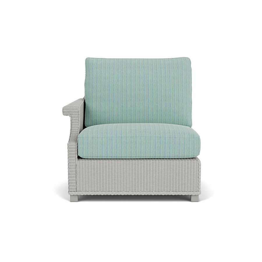 Lloyd Flanders™ Hamptons Right Arm Sectional - Platinum