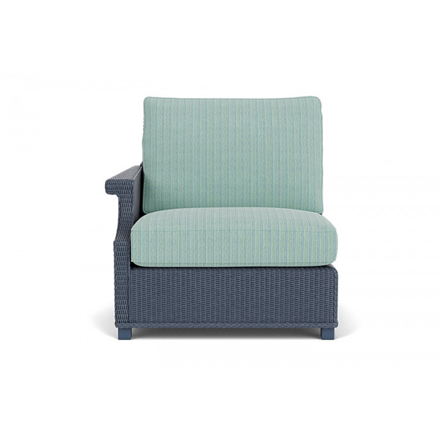 Lloyd Flanders™ Hamptons Right Arm Sectional - Denim Blue