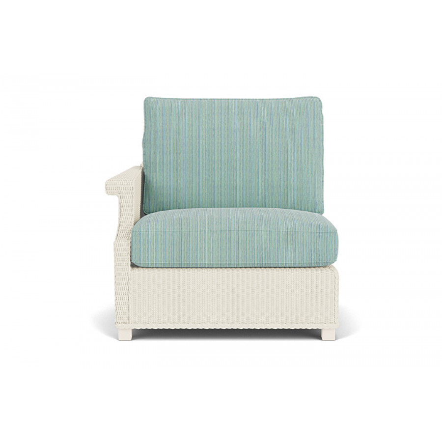 Lloyd Flanders™ Hamptons Right Arm Sectional - Ivory