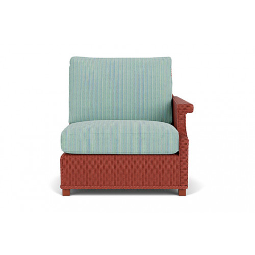 Lloyd Flanders™ Hamptons Left Arm Sectional - Terracotta