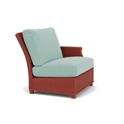 Lloyd Flanders™ Hamptons Left Arm Sectional - Terracotta