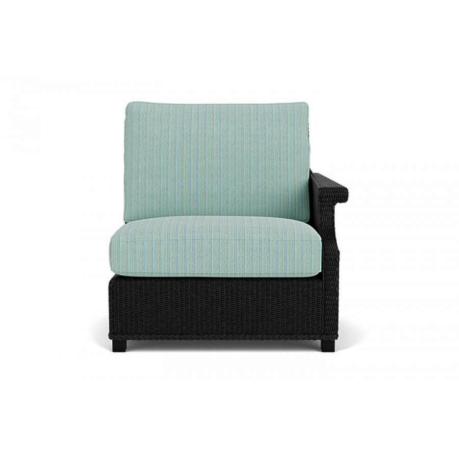 Lloyd Flanders™ Hamptons Left Arm Sectional - Ebony