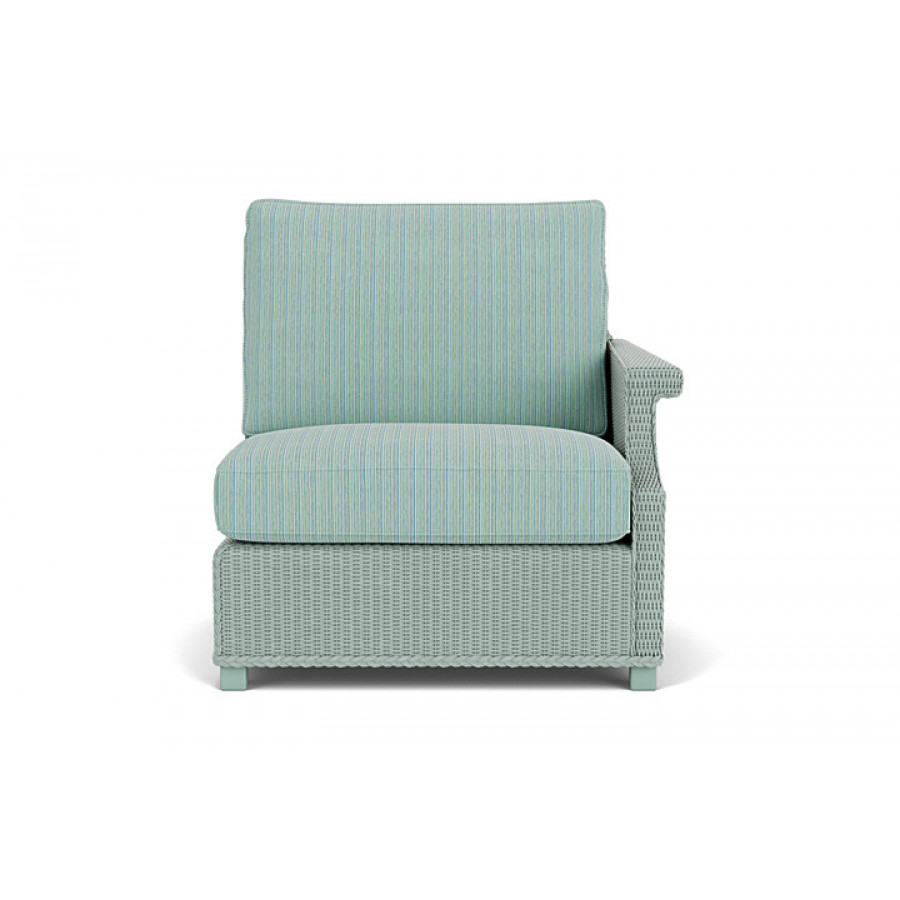 Lloyd Flanders™ Hamptons Left Arm Sectional - Sea Glass