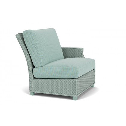Lloyd Flanders™ Hamptons Left Arm Sectional - Sea Glass