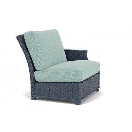 Lloyd Flanders™ Hamptons Left Arm Sectional - Denim Blue