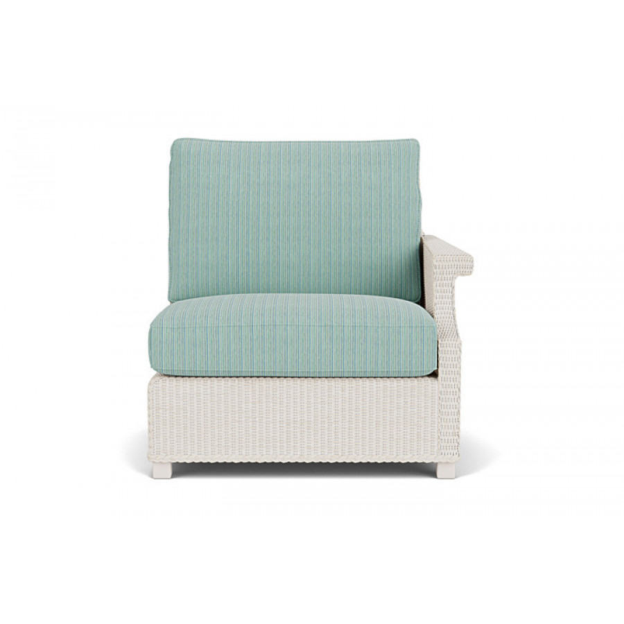 Lloyd Flanders™ Hamptons Left Arm Sectional - Antique White