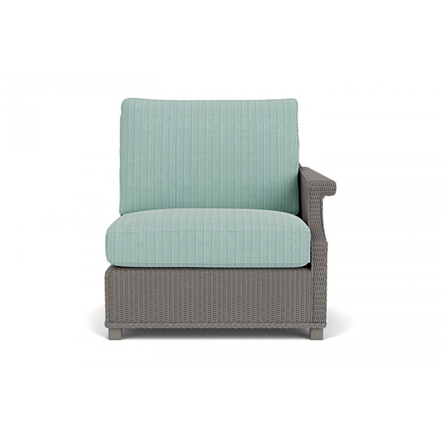 Lloyd Flanders™ Hamptons Left Arm Sectional - Pewter