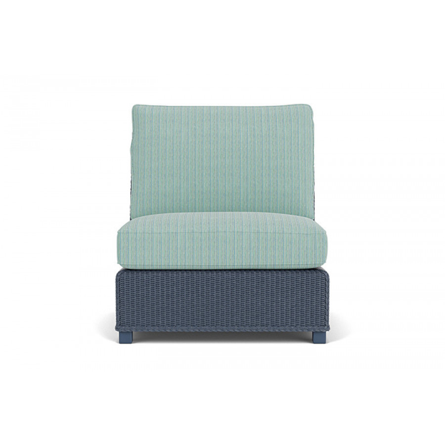 Lloyd Flanders™ Hamptons Armless Sectional - Denim Blue