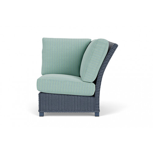 Lloyd Flanders™ Hamptons Corner Sectional - Denim Blue