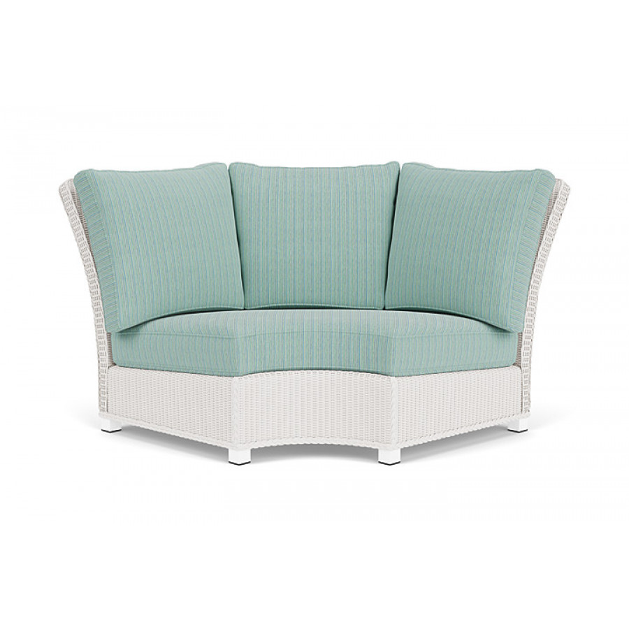 Lloyd Flanders™ Hamptons Wedge Corner Sectional - White