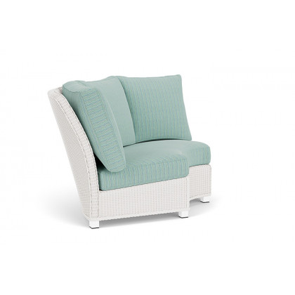 Lloyd Flanders™ Hamptons Wedge Corner Sectional - White
