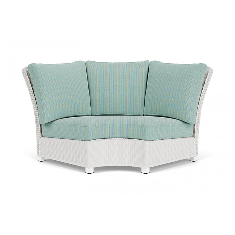 Lloyd Flanders™ Hamptons Wedge Corner Sectional - Matte White