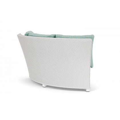 Lloyd Flanders™ Hamptons Wedge Corner Sectional - Matte White