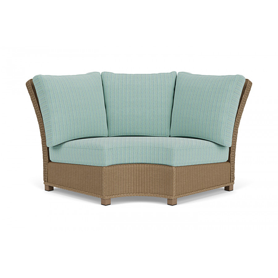 Lloyd Flanders™ Hamptons Wedge Corner Sectional - Fawn