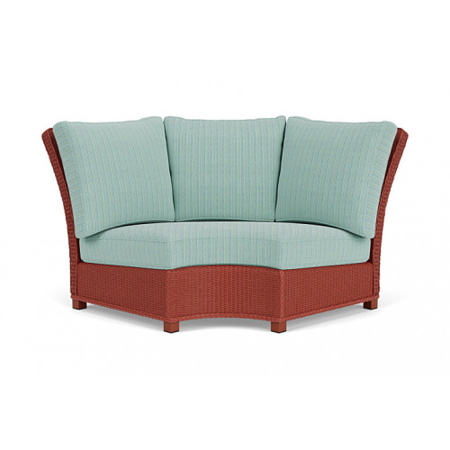 Lloyd Flanders™ Hamptons Wedge Corner Sectional - Terracotta